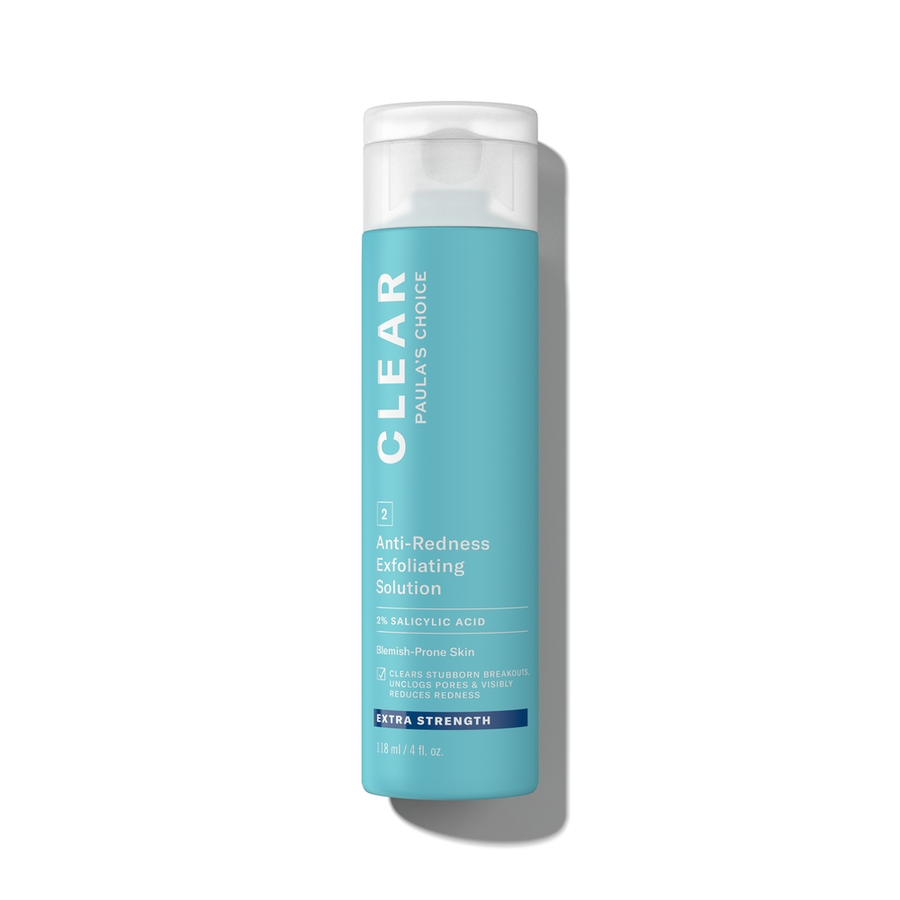 clear extra strength roztwór złuszczający przeciw zaczerwienieniom