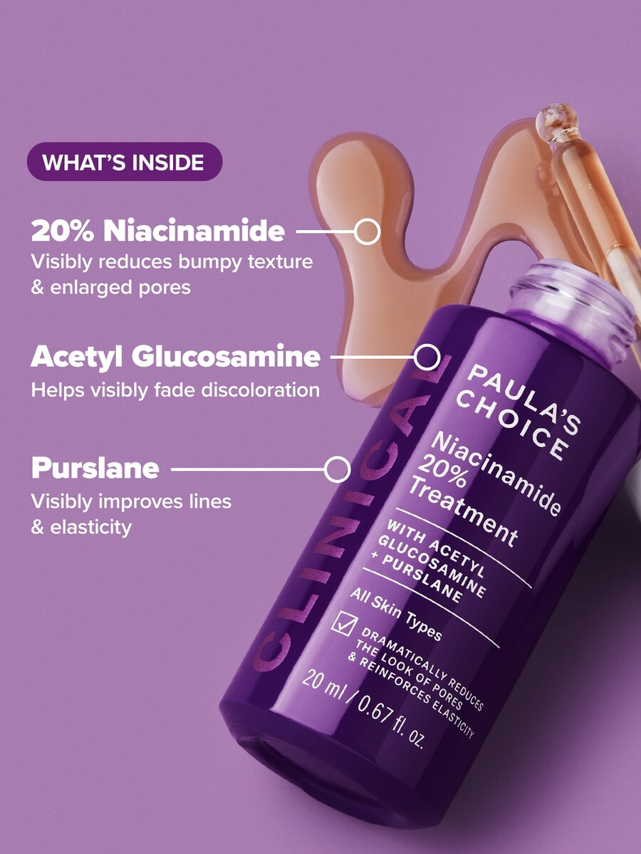kliniczna kuracja serum z 20 niacynamidem